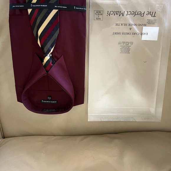 NIB Mens State•Ments dress shirt and tie. - Picture 5 of 11